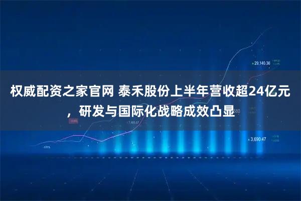 权威配资之家官网 泰禾股份上半年营收超24亿元，研发与国际化战略成效凸显